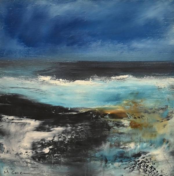 - Oil on Board, Painting by Maggie Cochran, measuring 15 x 15 cm (H x W) framed at 30 x 30 cm £195